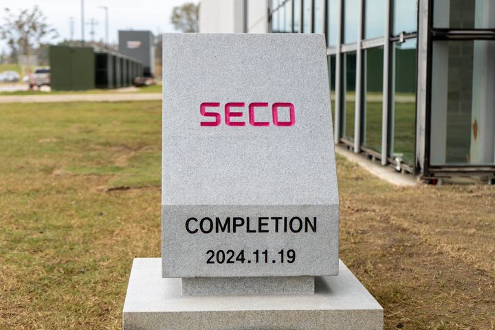 The SECO completion stone, dated 2024.11.19